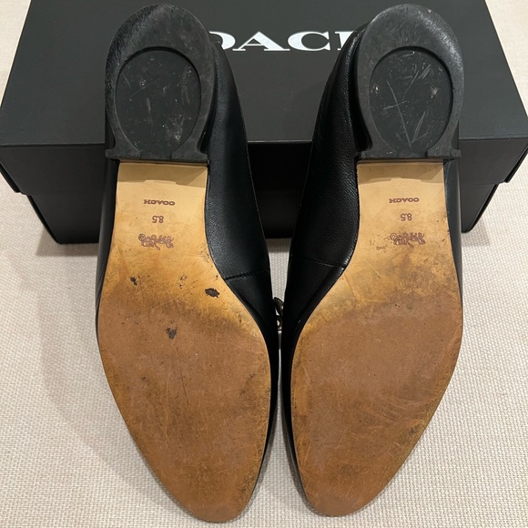 Coach-Irene leather Mule Black 8.5 B - Picture 10 of 12